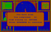 Wizard Warz for IBM PC/Compatibles - I attempted to walk across water, but died...