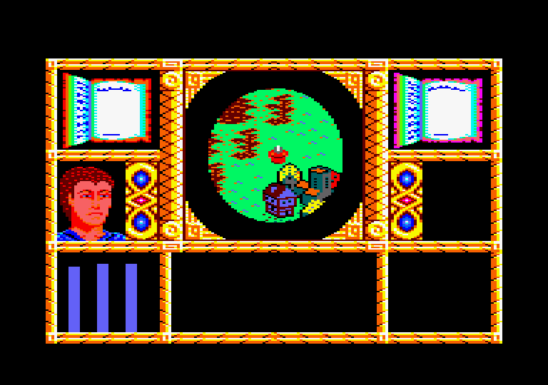 Wizard Warz Amstrad CPC Screenshot: Game start.