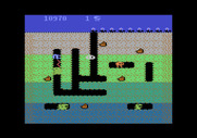 Dig Dug for Atari 5200 - Your opponents become faster and more aggressive as the game progresses.