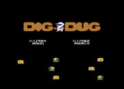 Dig Dug for Atari 7800 - Title screen.