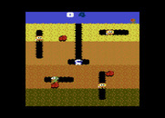 Dig Dug for Atari 7800 - Game start.
