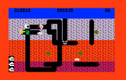 Dig Dug for Intellivision - One opponent destroyed, several more to go...