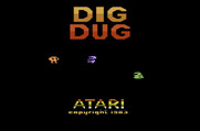 Dig Dug for Atari 2600 - Title screen.