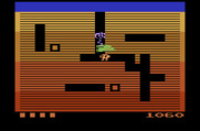Dig Dug for Atari 2600 - Attacking a Fygar...