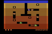 Dig Dug for Atari 2600 - Watch out for when Fygar's breathe flames...