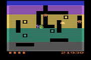 Dig Dug for Atari 2600 - Caught by a Fygar! I wasn't fast enough...