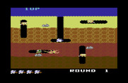 Dig Dug for Commodore 64 - Game start.