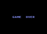 Dig Dug for Atari 8-bit - Game over.