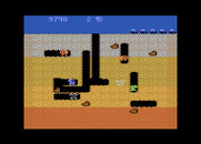 Dig Dug for Atari 8-bit - On to the next round.