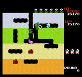 Dig Dug for NES / Famicom - It's tough when multiple opponents gang up on you!