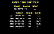 Dig Dug for PC-8800 Series - Enter your initials...