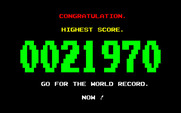 Dig Dug for PC-8800 Series - A new high score!