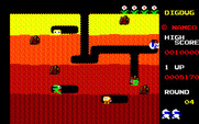 Dig Dug for PC-8800 Series - Crush opponents with rocks, if you can...