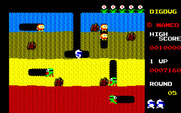 Dig Dug for PC-8800 Series - On to Round 5...