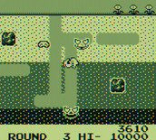 Dig Dug for Game Boy - Here come various opponents!