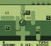Dig Dug for Game Boy - Round 5 begins...