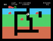 Dig Dug for Sord M5 - Only one creature left, and it's trying to escape!