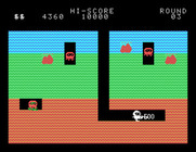 Dig Dug for Sord M5 - 500 points for destroying an enemy...