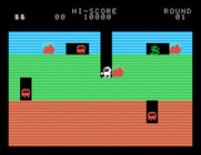 Dig Dug for Sord M5 - Game start.