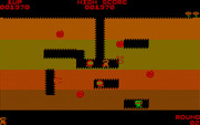 Dig Dug for IBM PC/Compatibles - The player is surrounded! Better act fast...