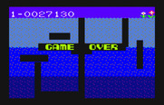 Dig Dug for PC-6000 Series - Game over.