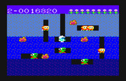 Dig Dug for PC-6000 Series - The game becomes increasingly more difficult.