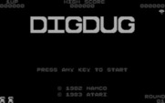 Dig Dug for IBM PC/Compatibles - Title screen.