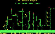 Willy the Worm Part II: The Big Trip Home for IBM PC/Compatibles - Willy jumps up and exits to the right...