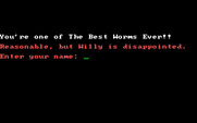 Willy the Worm Part II: The Big Trip Home for IBM PC/Compatibles - Game over; an ok score!