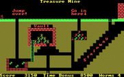 Willy the Worm Part II: The Big Trip Home for IBM PC/Compatibles - On some levels the text provides bad advice!