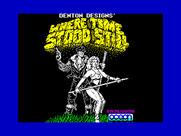 Where Time Stood Still for ZX Spectrum - Loading screen.