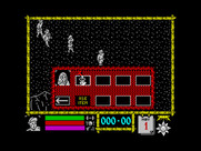 Where Time Stood Still for ZX Spectrum - In game menu; pick an item to use...