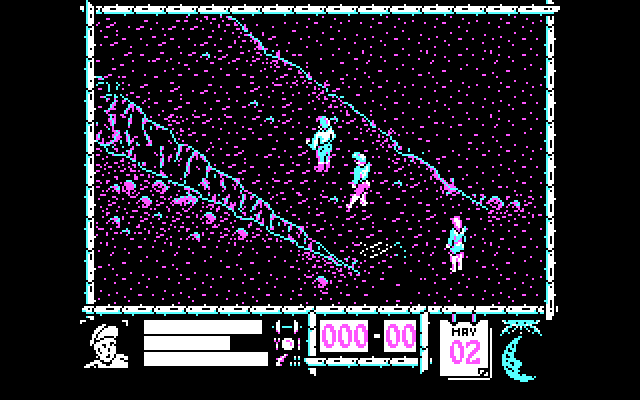 Where Time Stood Still IBM PC/Compatibles Screenshot: Exploring...what's up this ramp?