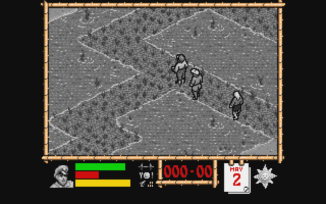 Where Time Stood Still Atari ST Screenshot: Entering a swamp.