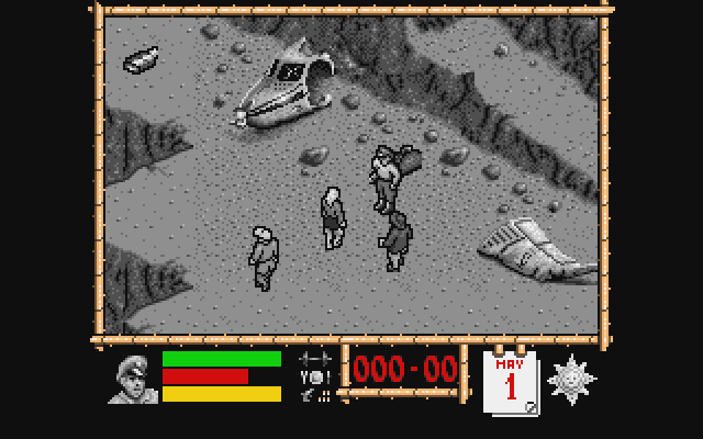 Where Time Stood Still Atari ST Screenshot: Game start.