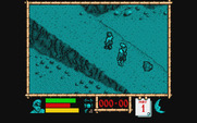 Where Time Stood Still for Atari ST - Whew, almost hit by a boulder!