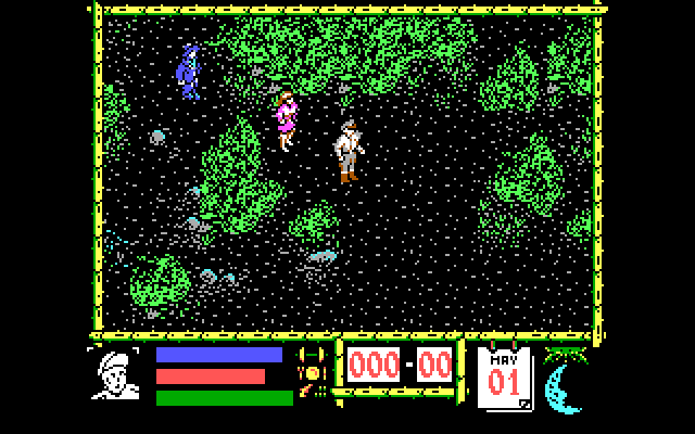 Where Time Stood Still IBM PC/Compatibles Screenshot: The search continues...