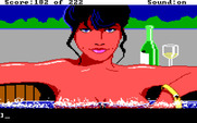 Leisure Suit Larry in the Land of the Lounge Lizards for IBM PC/Compatibles - Closeup view of Eve...