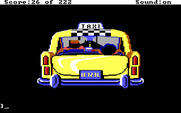 Leisure Suit Larry in the Land of the Lounge Lizards for IBM PC/Compatibles - Taking a cab to another location...