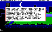 Leisure Suit Larry in the Land of the Lounge Lizards for IBM PC/Compatibles - Jumping into the hot tub...