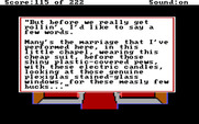 Leisure Suit Larry in the Land of the Lounge Lizards for IBM PC/Compatibles - The wedding ceremony...