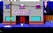 Leisure Suit Larry in the Land of the Lounge Lizards for IBM PC/Compatibles - Game start.