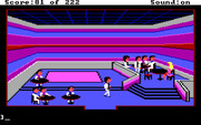 Leisure Suit Larry in the Land of the Lounge Lizards for IBM PC/Compatibles - Inside the disco; hey, who's that girl over there?