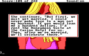 Leisure Suit Larry in the Land of the Lounge Lizards for IBM PC/Compatibles - Fawn wants to get married first...