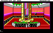 Leisure Suit Larry in the Land of the Lounge Lizards for IBM PC/Compatibles - Checking out the back of the hotel.