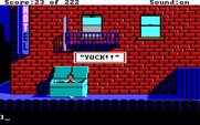 Leisure Suit Larry in the Land of the Lounge Lizards for IBM PC/Compatibles - Yuck! I fell into the dumpster...