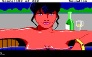 Leisure Suit Larry in the Land of the Lounge Lizards for IBM PC/Compatibles - You can optionally turn off the bubbles...