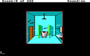 Leisure Suit Larry in the Land of the Lounge Lizards for IBM PC/Compatibles - Taking a moment in the restroom...