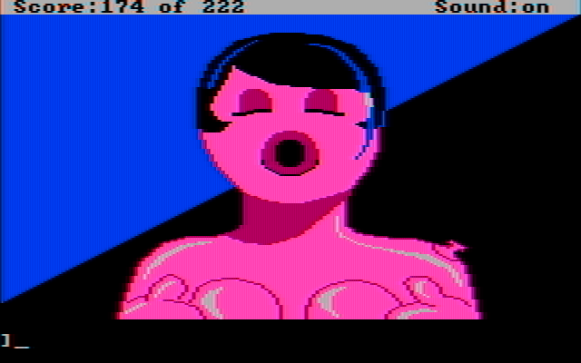 Leisure Suit Larry in the Land of the Lounge Lizards IBM PC/Compatibles Screenshot: Doll closeup...