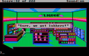 Leisure Suit Larry in the Land of the Lounge Lizards for IBM PC/Compatibles - In the Quiki-Mart, attempting to order a Lubber...